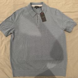 Ted Baker Givrans quarter zip polo shirt (brand new with tags)