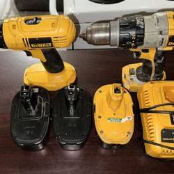 Dewalt drills - 18v