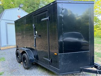 2025  6x12 cargo trailer (Black)