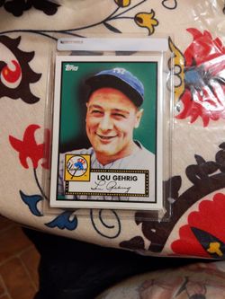 Topps Lou Gehrig 2010 Baseball Card