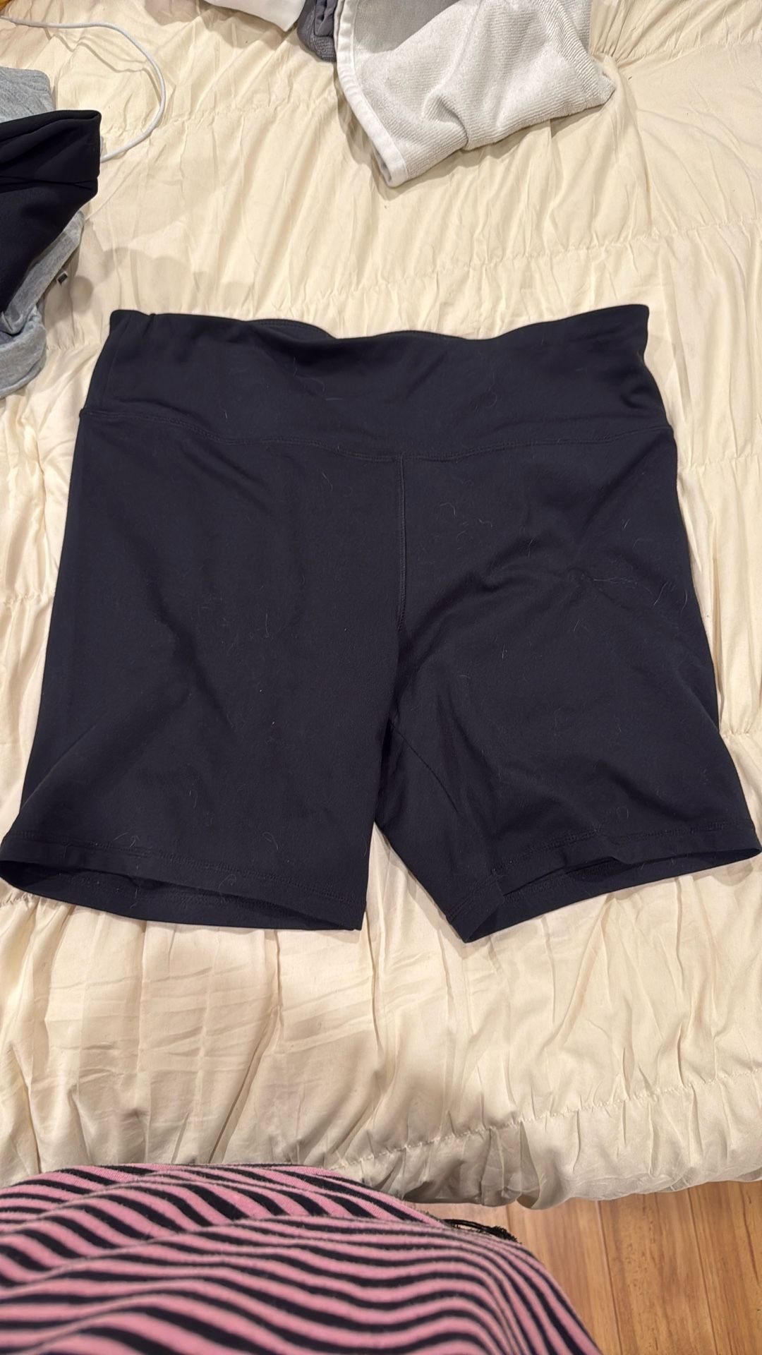 Black biker shorts
