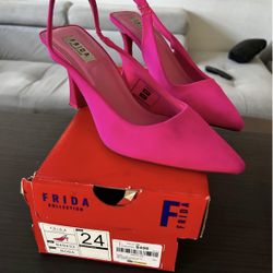 Pink heels