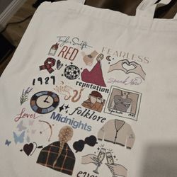 Taylor Swift  Album Tote Bag