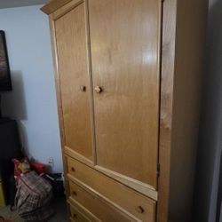 Armoire, Cabinet, Dresser  with  Shelves 