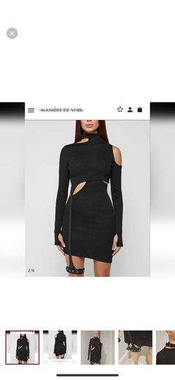 Maniere de voir cutout suspender dress