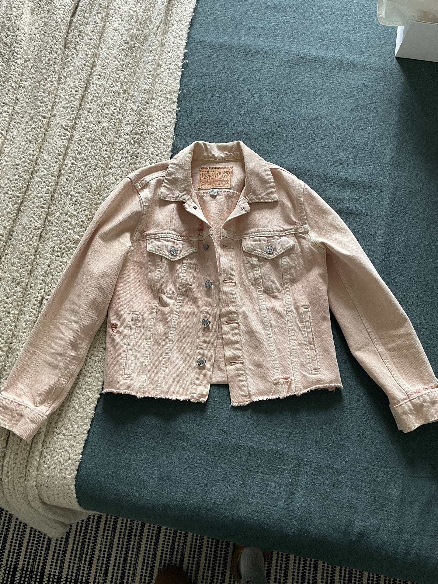 Lucky Brand Pink Jean Jacket