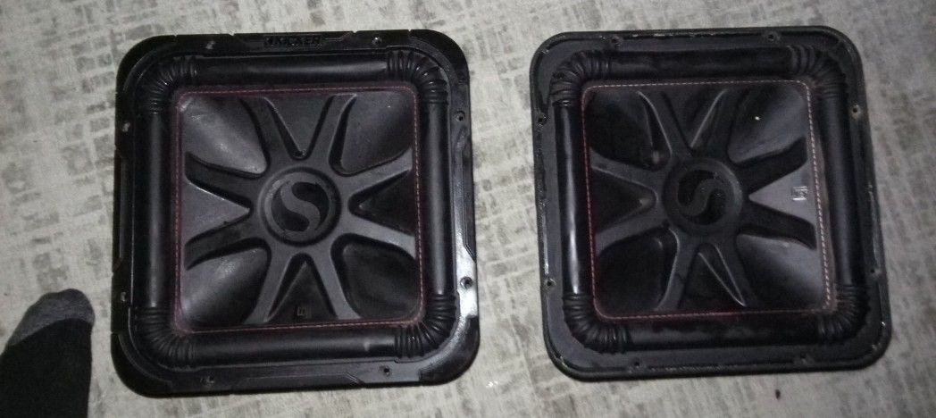 2 Kicker 12" Subwoofer's