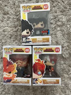 Funko Pop Dabi, Todoroki, Endeavor