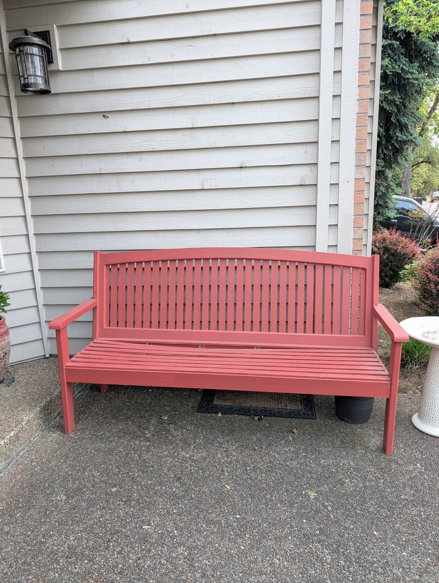 6 ft Wood Bench
