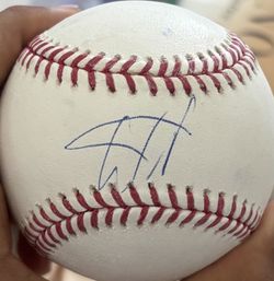 Wander Franco Autographed baseball