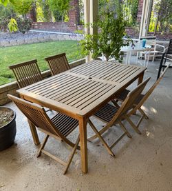 Genuine Taiwan Vintage Teakwood chair table set