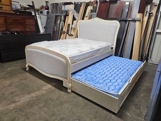 Full bed and twin trundle