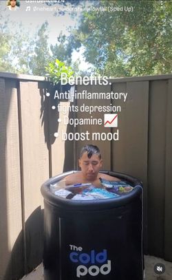 *Ice pod for ice baths*