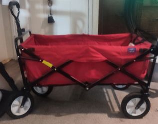 Mac Sports Folding Outdoor Wagon - Red