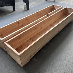 RUSTIC PLANTER BOXES 