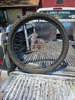 MONGOOSE 24" INCH FRONT WHEEL W/DISC BRAKE &CALIPER.