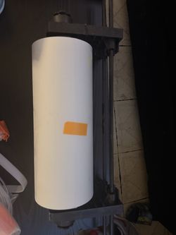 Blank Printing Roll with Roll Holder