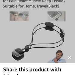 Portable neck messager