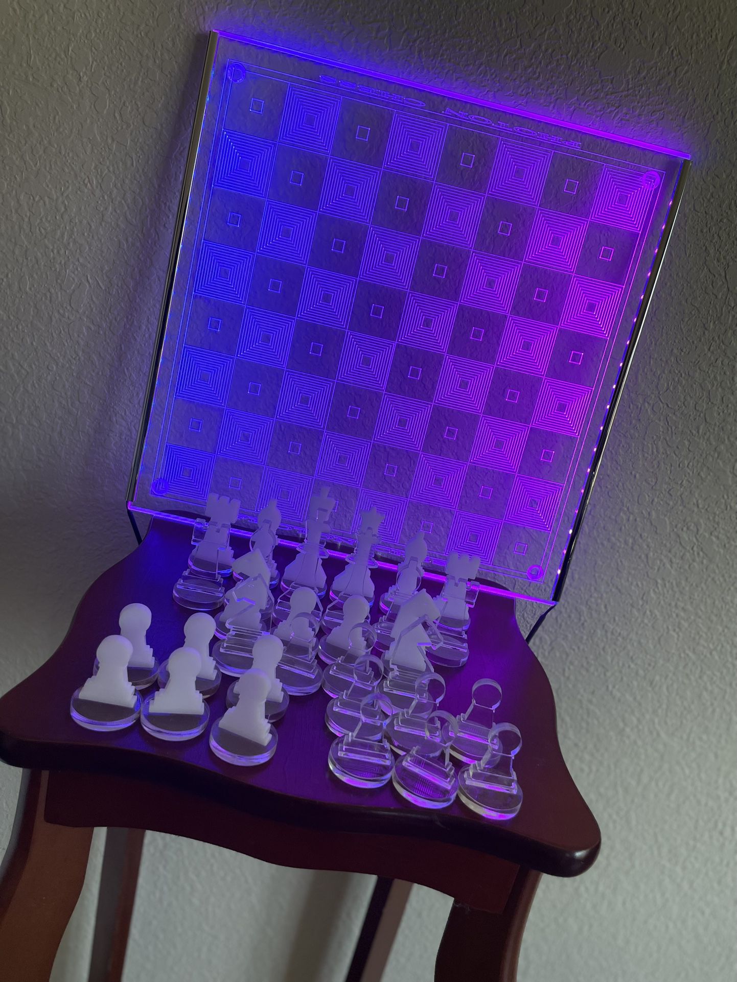 LED Lit Chess (acrylic)