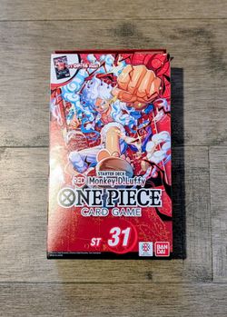 New, Unopened One Piece Starter Deck 31: RED Monkey.D.Luffy