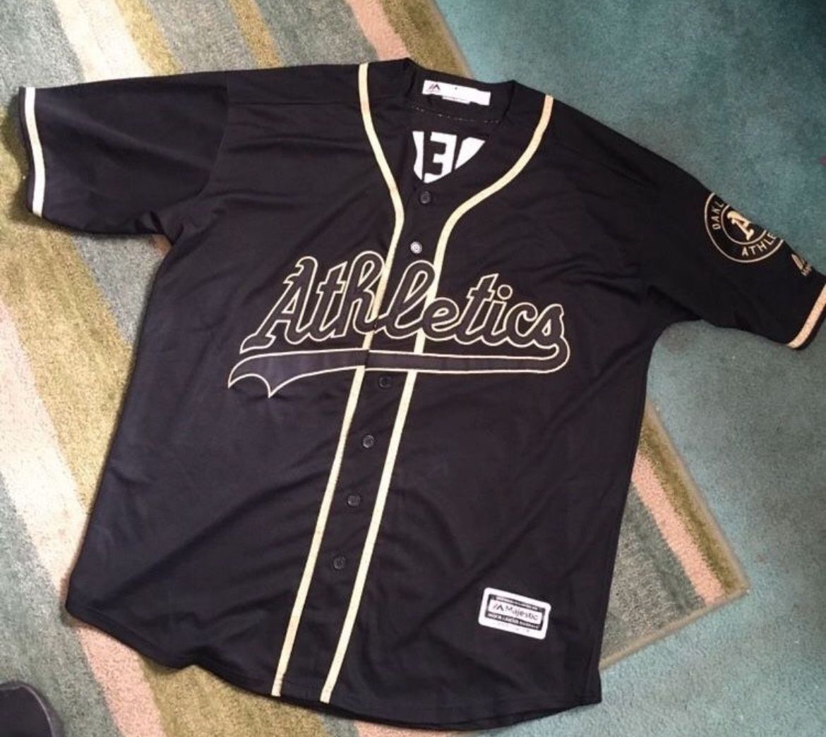 Rickey Henderson Majestic Jersey