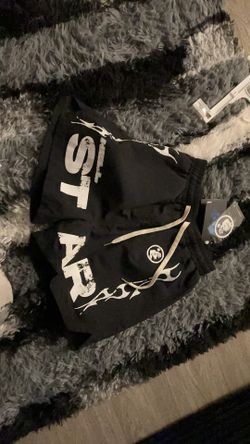 Hellstar pants black and white size 10