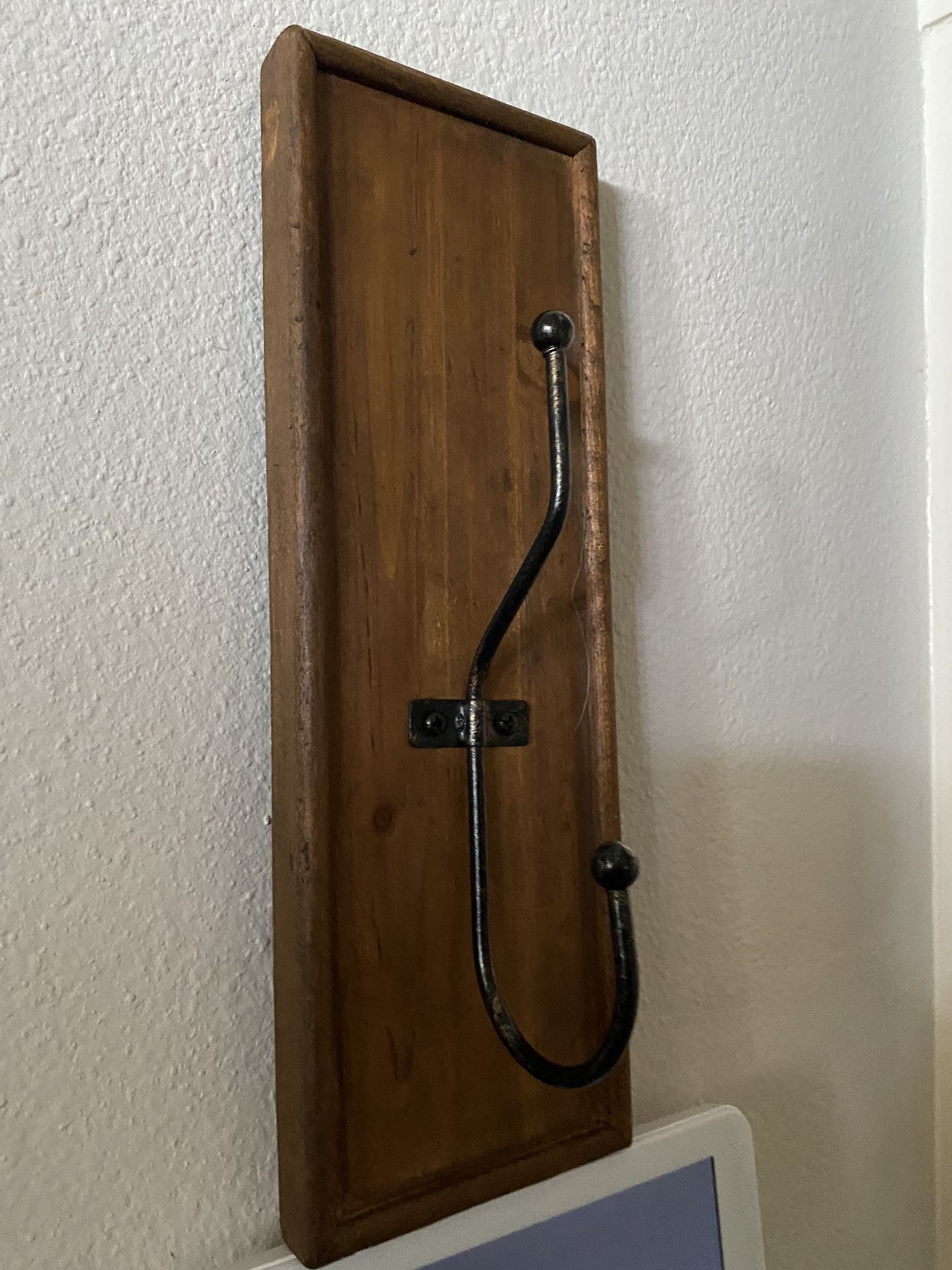 Wood Metal Wall Hook
