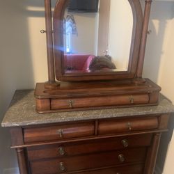 Luxury Dresser Marble Top Bassett