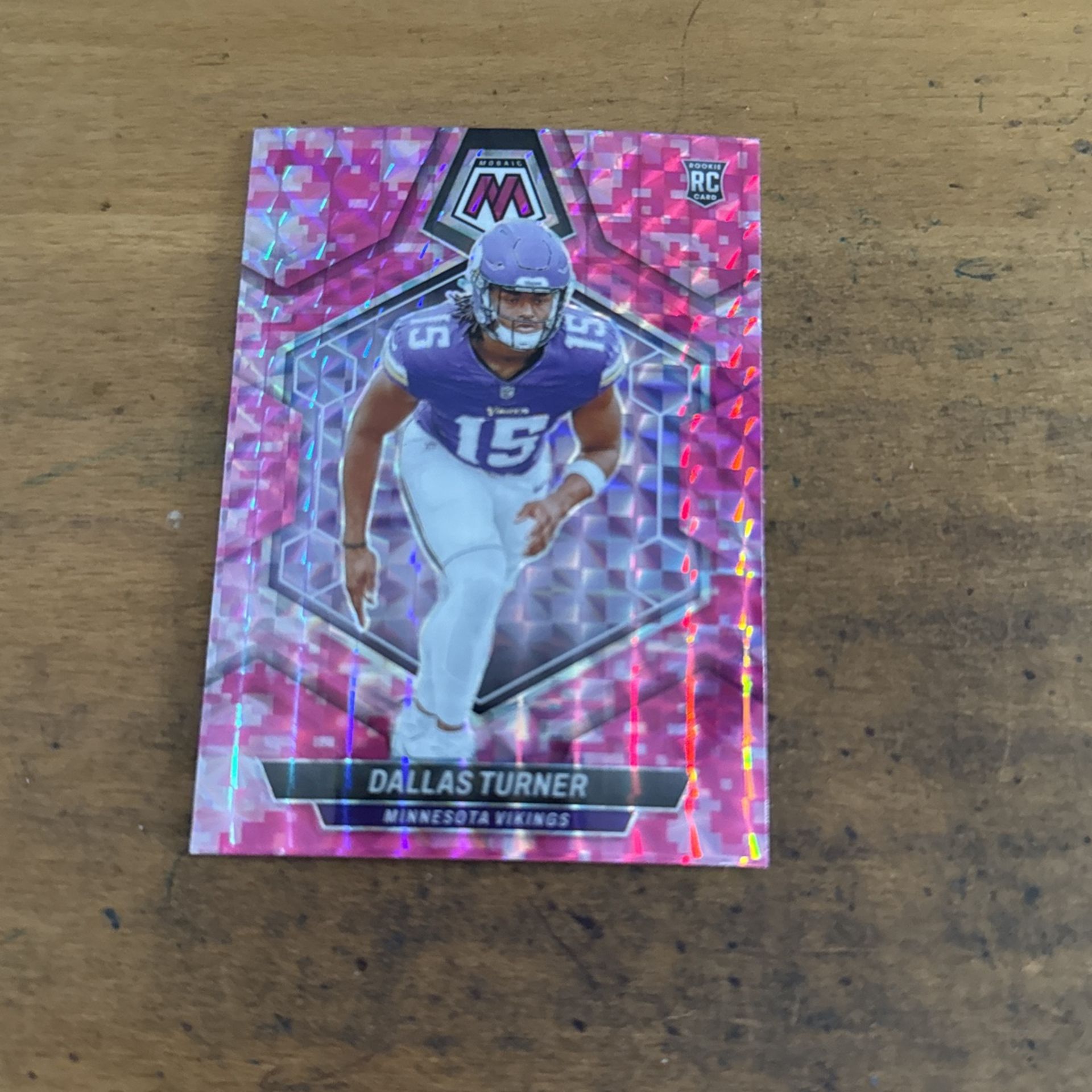 2024 MOSAIC DALLAS TURNER PINK ROOKIE