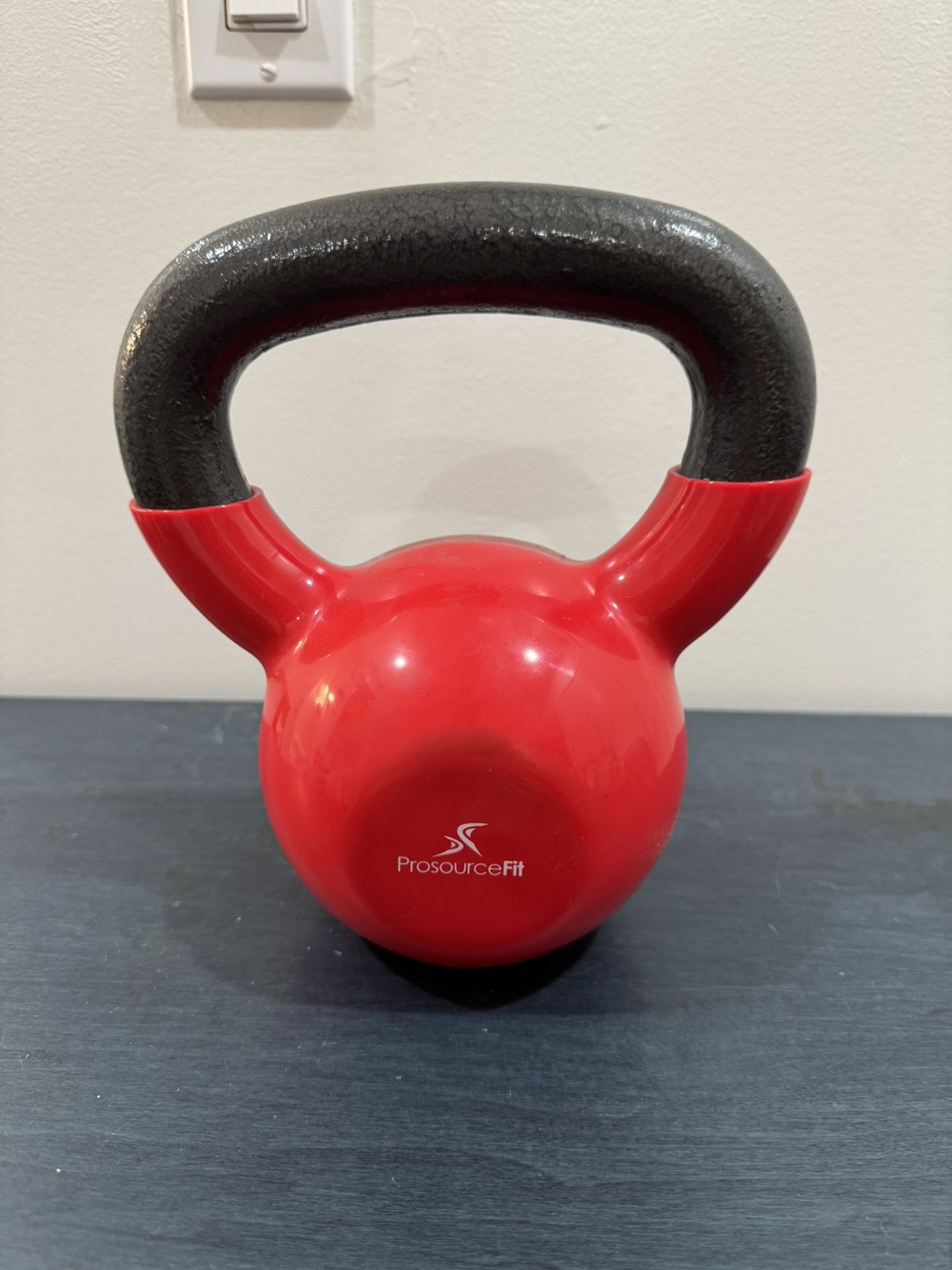 ProsourceFit Vinyl Coated Cast Iron 20lb Kettlebell