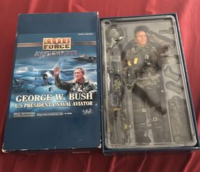 $60 NIB GW Bush Elite Force Aviator doll!