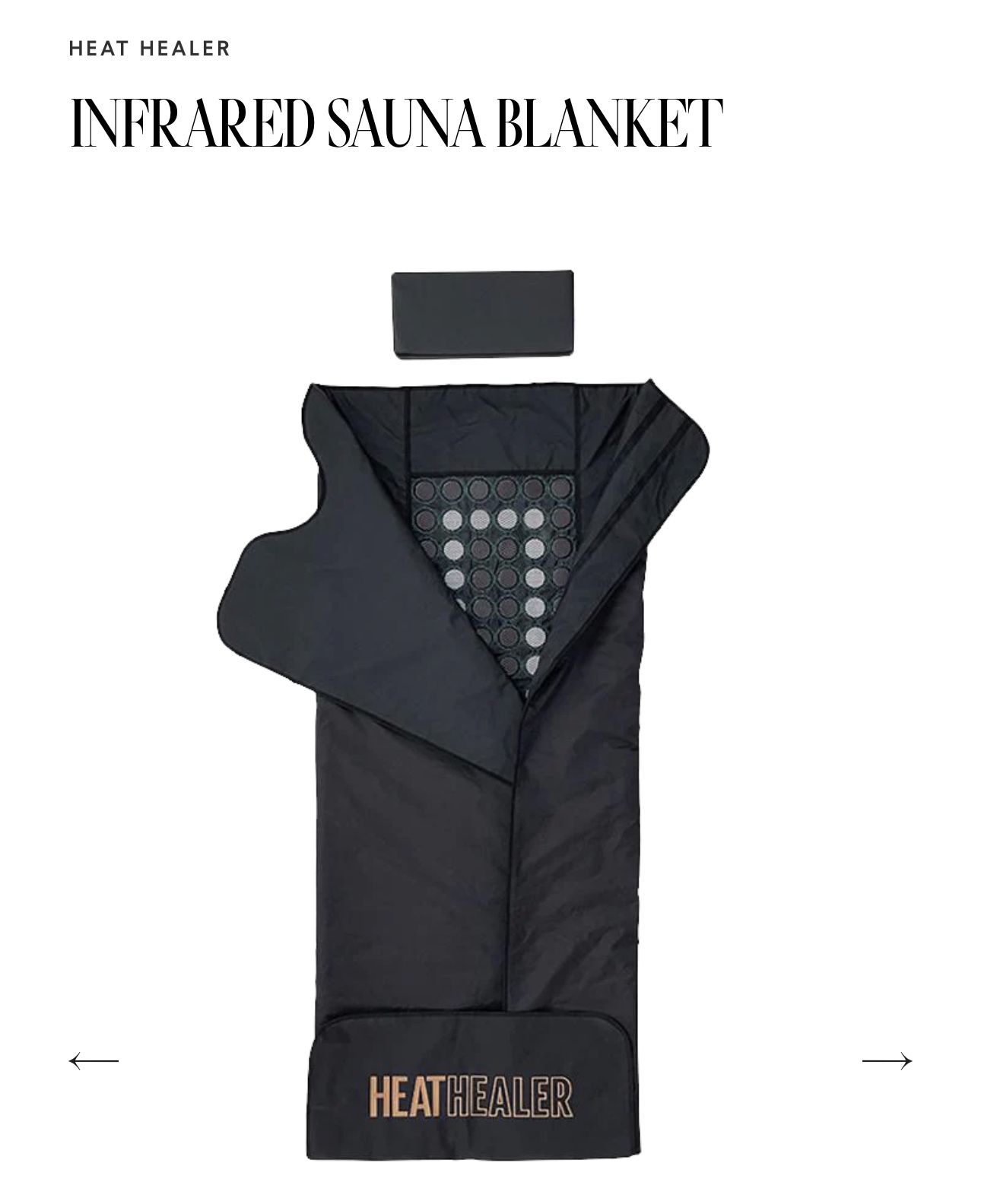 *Brand New*Heat Healer Infrared Sauna Blanket