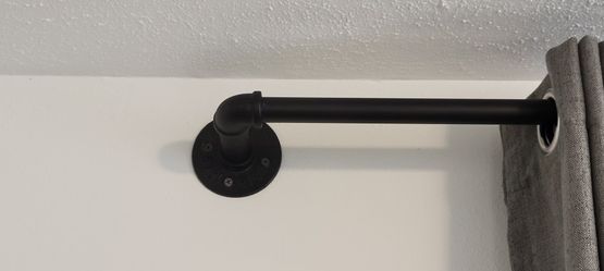 Industrial Style Curtain Rod