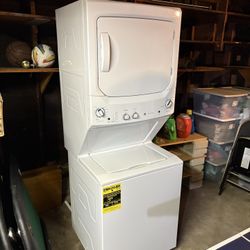 GE stackable washer/dryer 