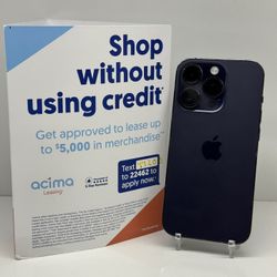 iPhone 14 Pro (UNLOCKED, 128GB) $50 DOWN NO CREDIT NEEDED #2439