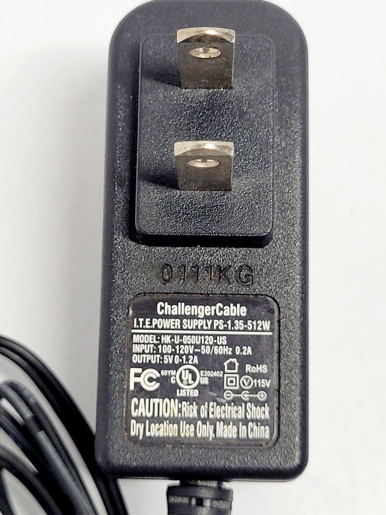 Challenger Cable I.T.E. Power Supply PS-1.35-512W 100-120V 50/60Hz HK-U-050U120. This image shows a ChallengerCable ITE power supply, model HK-U-050U1