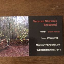 Veteran Shawn’s firewood