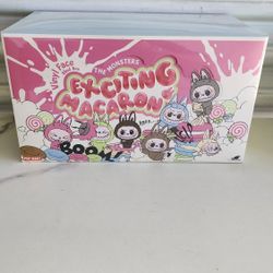 Exciting Macaron  La Bubu Plushy Vinyl Toy  Box $300