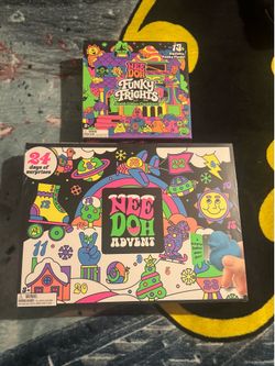 Needoh Funky Frights and advent Calendar bundle