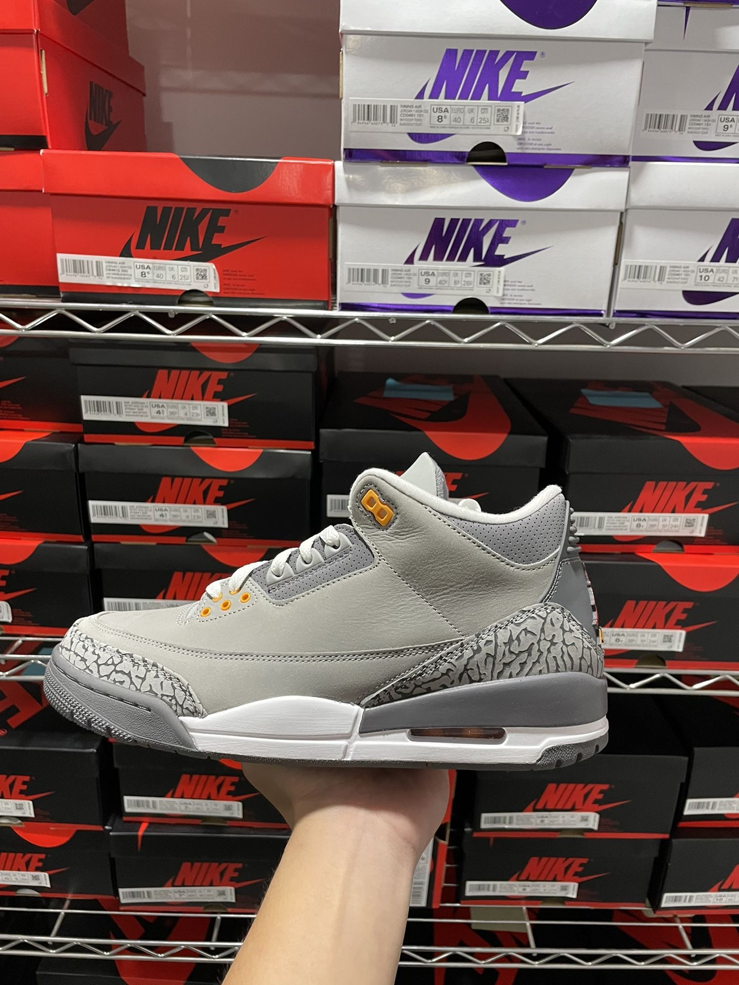 Jordan 3 Cool Grey Size 10.5