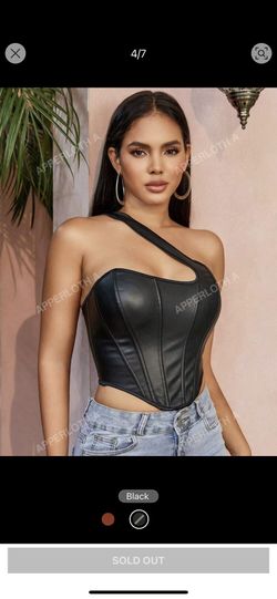 Leather Corset Top Medium