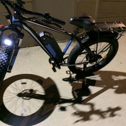 Brand New Adult Electric Bicycle – Black, Unassembled