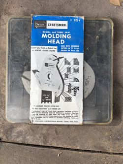 Craftsman Radial And Table Saw Molding Head