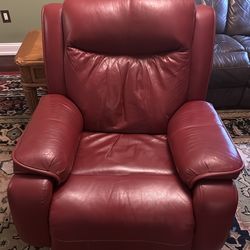Free Electric recliner leather chair