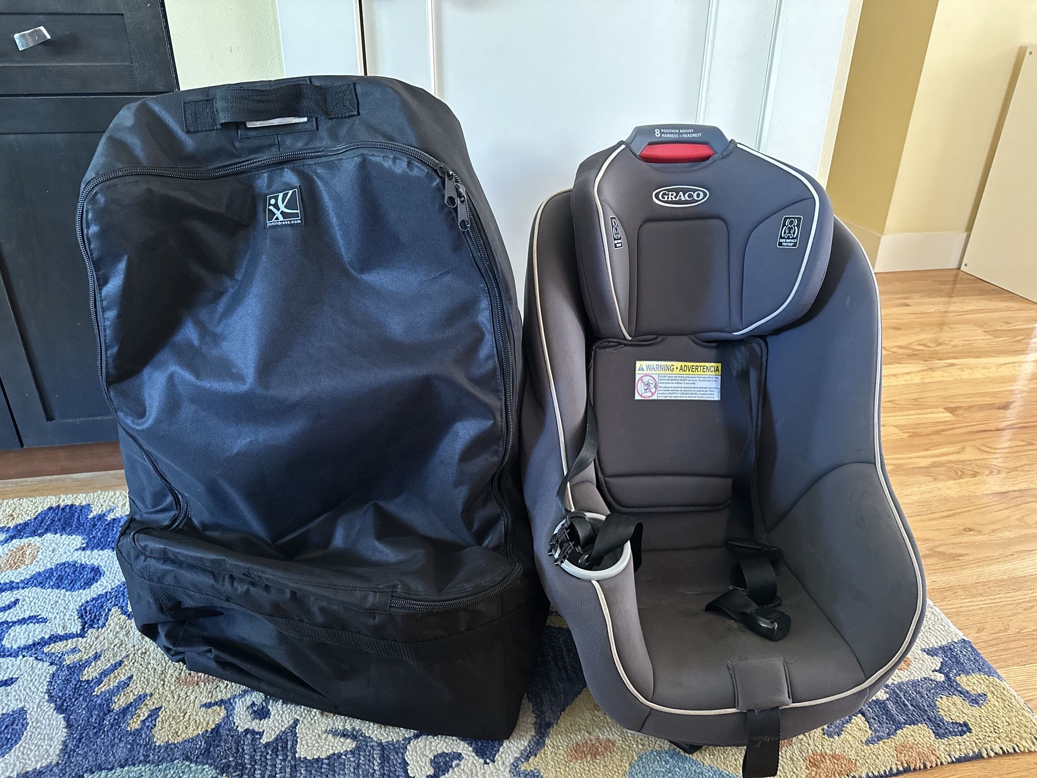Padded Backpack Car Seat Bag