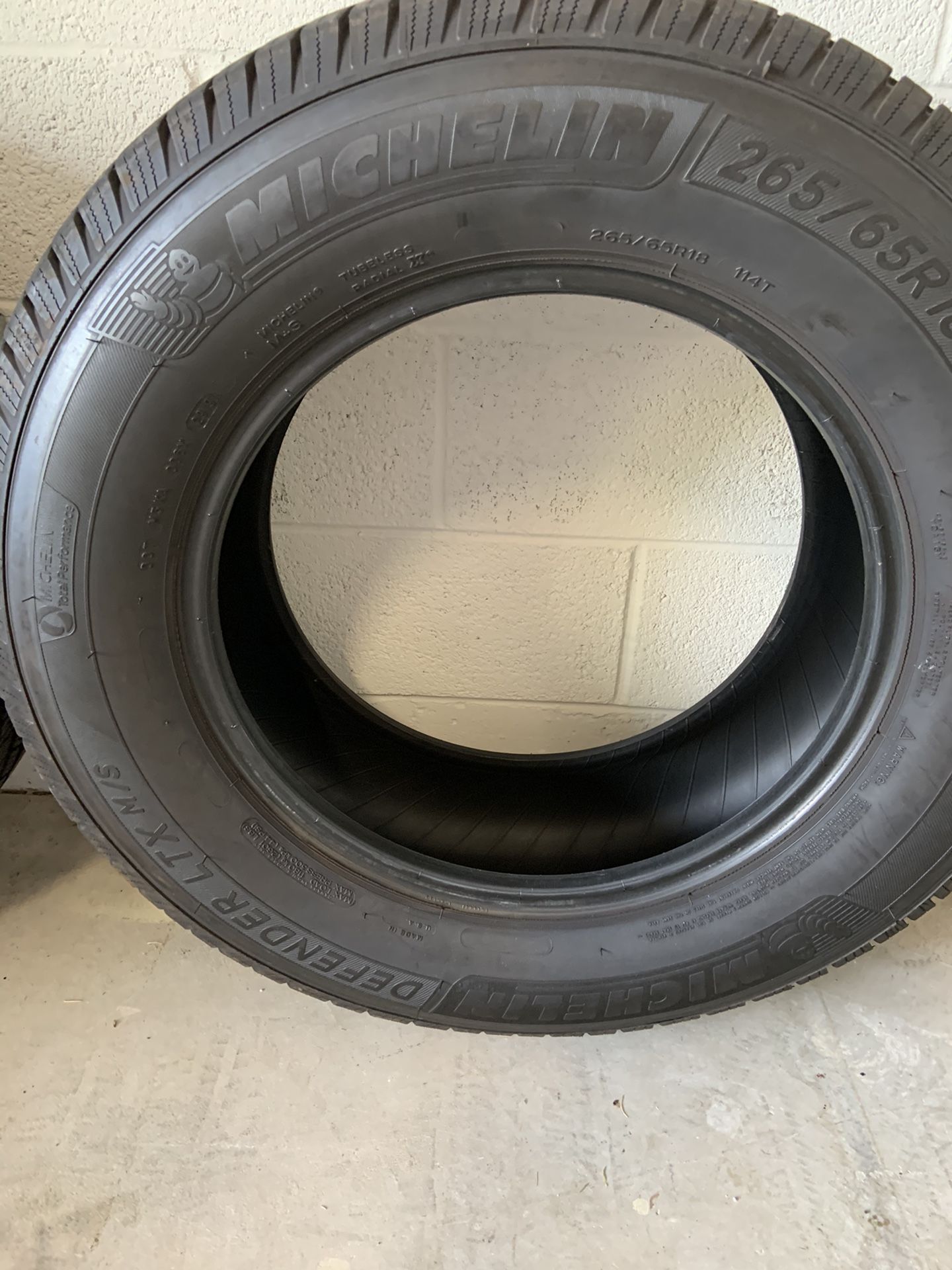 4 Michelin Defender LTX MS 265/65 R18