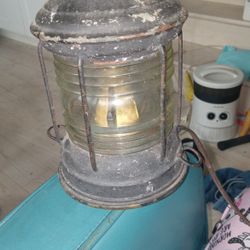 Antique nautical lantern