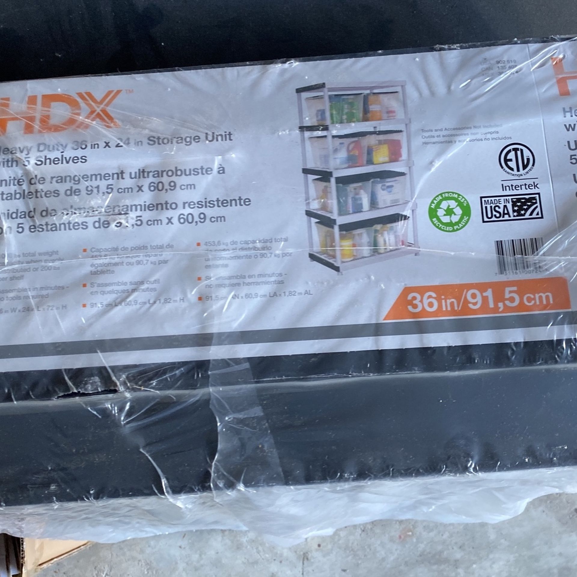 HDX Garage storage Shelves (NEW) 5 Level
