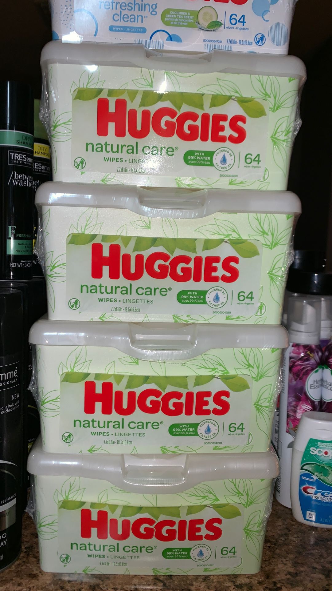 Huggies wipes $2 each or 3 for $5