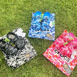 Bape X Croc Classic Camo 